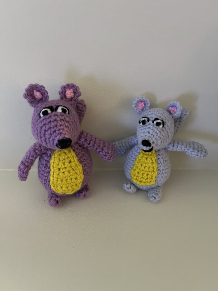 MICE (2) BELONGING TO CIDER ELMO